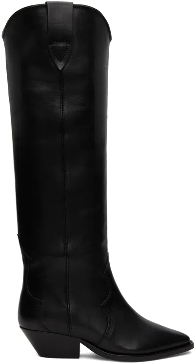 Isabel Marant Black Denvee Boots In 01bk Black