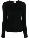 Isabel Marant Black Detail Button Top For Women In Black