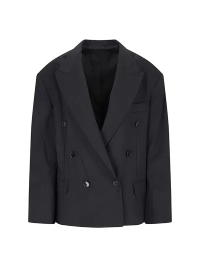 Isabel Marant Black Double-breasted Blazer
