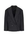 Isabel Marant Black Double-breasted Blazer