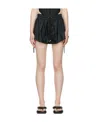 Isabel Marant Lysmee Short In Black In Nude