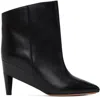 Isabel Marant Dylvee Wedge Pointed Toe Bootie In Black