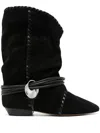 ISABEL MARANT BLACK EDRIKA BOOTS