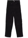 Isabel Marant Emmy Straight-leg Jeans In Black