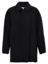 Isabel Marant Black Wool Blend Eveline Coat In Black