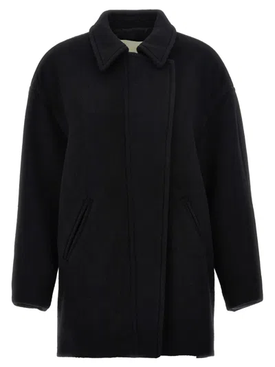 ISABEL MARANT BLACK EVELINE COAT