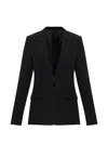 Isabel Marant Feray Tailored Jacket Notch Lapel Design In Black