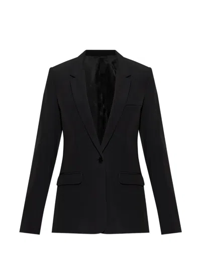 Isabel Marant Black Feray Tailored Notched Jacket