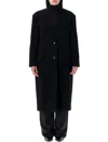 Isabel Marant Black Florane Wool Coat In Black