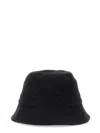 Isabel Marant Cotton Haley Bucket Hat With Broad Brim In Black