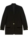 Isabel Marant Black Helona Blazer With Golden Buttons