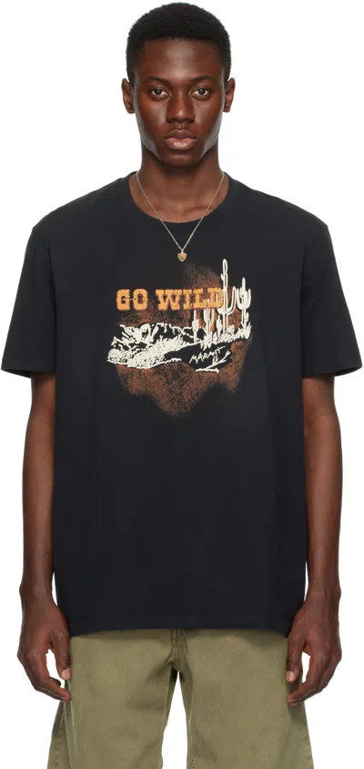 Isabel Marant Black Honore T-shirt In 02fk