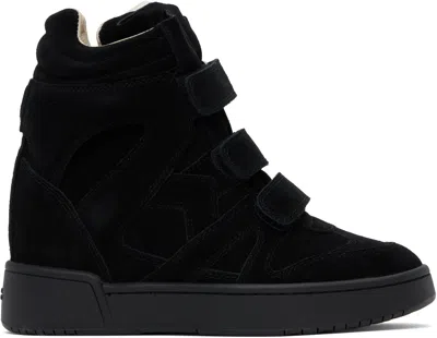 Isabel Marant Im3 Suede Wedge Sneaker In Animal Print