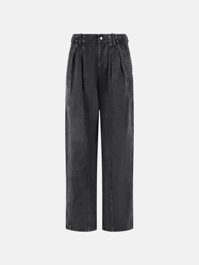 Isabel Marant Black 'ireme' Denim Workwear Pants