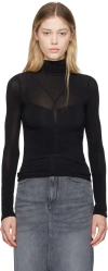 Isabel Marant Black Joyela Turtleneck In 01bk Black