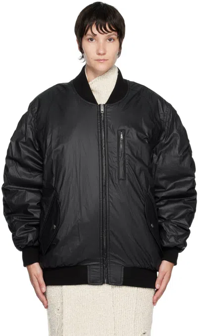 Isabel Marant Kayama Bomber Jacket In 01bk Black