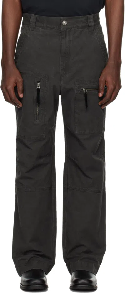 Isabel Marant Black Kleber Cargo Pants In 02fk
