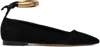 Isabel Marant Leanor Ballet Flats In Bkgo Black/gold