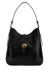 Isabel Marant Black Hobo Bag With Braided Detail And Adjustable Strap In Black