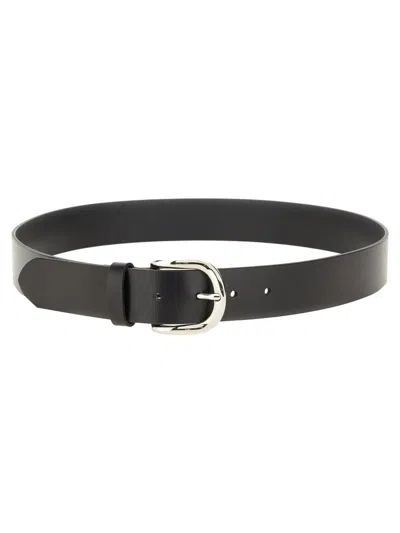 ISABEL MARANT ISABEL MARANT BLACK LEATHER BELTS