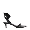 Isabel Marant Black Leather Sandal In Black