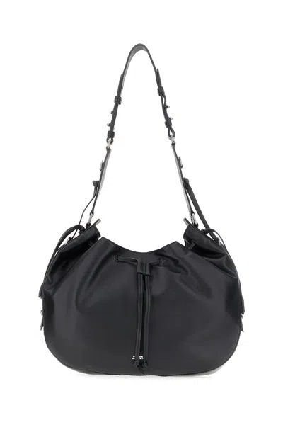 Isabel Marant Black Leather Hobo Bolton Shoulder Bag