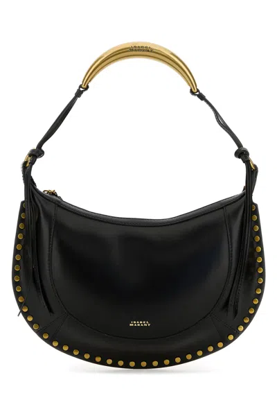 ISABEL MARANT BORSA A SPALLA NAOKO IN PELLE NERA  DONNA