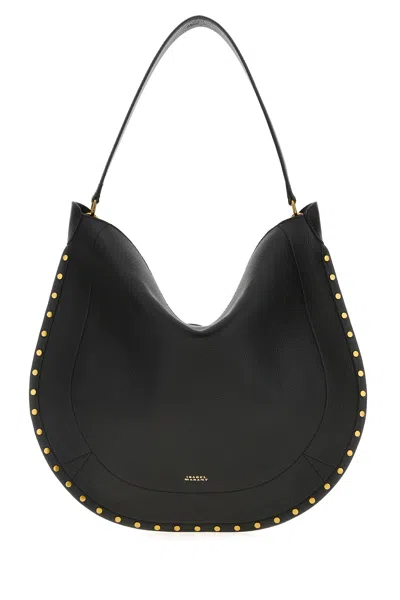 Isabel Marant Black Leather Oskan Shopping Bag