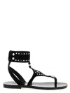 Isabel Marant Women's Edil Suede Leather Sandals In Black