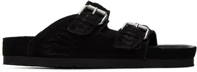 Isabel Marant Black Lennyo Sandals In 01bk Black