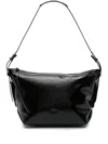 Isabel Marant Leyden Leather Shoulder Bag In Black