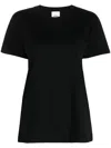 Isabel Marant Ribbed Cotton T-shirt In Black