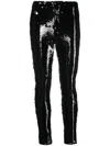 Isabel Marant Madilio Sequined Pants In Black