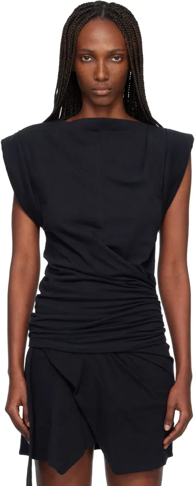 Isabel Marant Black Maisan T-shirt In Blue