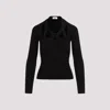 ISABEL MARANT BLACK MERINO WOOL ZORIA PULLOVER