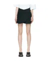 Isabel Marant Black Neladler Mini Skirt In Nude
