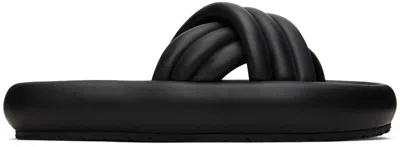 ISABEL MARANT BLACK NILOO FLAT SANDALS