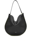 Isabel Marant Oskan Hobo Soft Shoulder Bag In Black