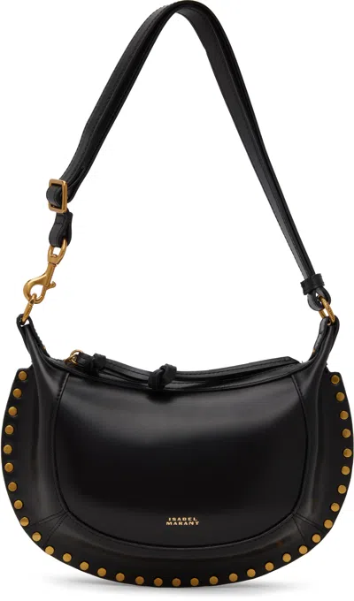 ISABEL MARANT BLACK OSKAN MOON BAG