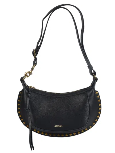 Isabel Marant Black Oskan Moon Shoulder Bag