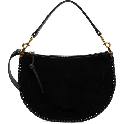 Isabel Marant Black Oskan Shoulder Bag In 01bk Black