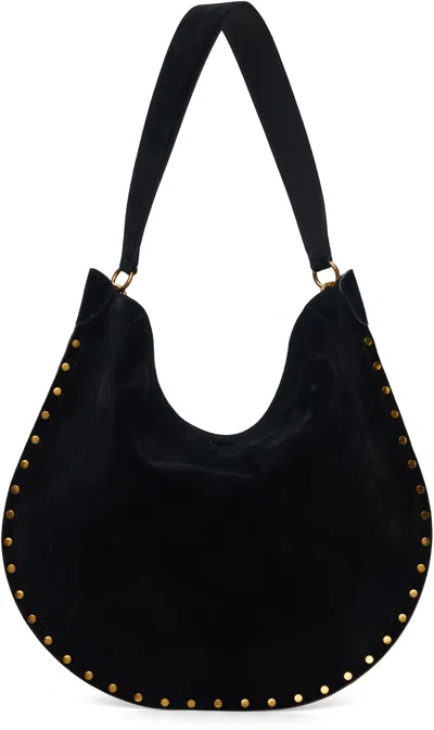 Isabel Marant Black Midnight Oskan Soft Zip Shoulder Bag