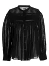Isabel Marant Black Plalia Shirt In Black