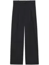 Isabel Marant Tailored Trousers Pleated Wide-leg Design In Black