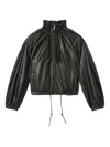 Isabel Marant Black Polyurethane Jacket In Black