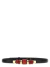 Isabel Marant Adjustable Belt With Gold-tone Accents And Embellishments In Black