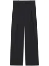 Isabel Marant Tailored Trousers Pleated Wide-leg Design In Black