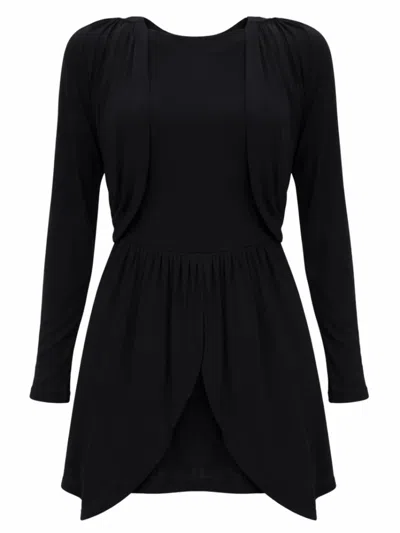Isabel Marant Black Round Neck Mini Dress