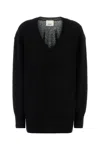 Isabel Marant Maglione Larana In Misto Seta Nera Donna In Black