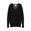 Isabel Marant Black Silk And Cashmere Larana Pullover